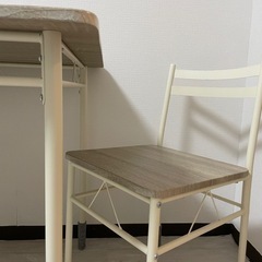 2人用食卓テーブル|アイリスオーヤマの画像