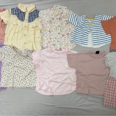 90 女の子　夏服　子供服まとめ売りの画像