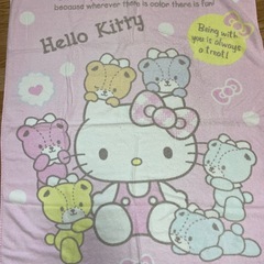 お昼寝布団　保育園　キティちゃんの画像