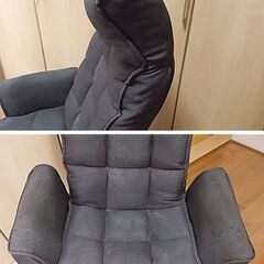 リクライニング回転椅子の画像