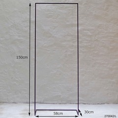 ハンガーラック ブラックの画像