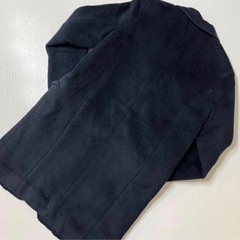 coen　コーエン　シャギーチェスターコート　ネイビー　Mサイズの画像