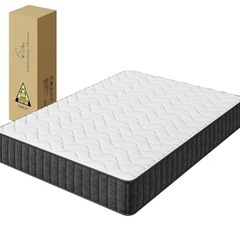 新品 ベッド ダブル ベッドフレーム USB コンセント付き フロアベッド マットレスセット ローベット 木製の画像