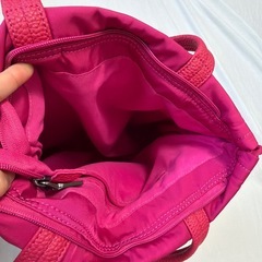 新品未使用　レディース　バッグ　トートバッグ　ピンク　ショッキングピンクの画像