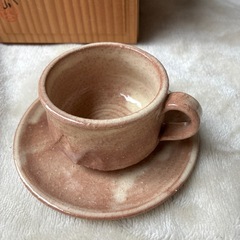 未使用　　萩焼き　コーヒーカップの画像