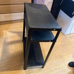 スチールラック　黒　3段の画像