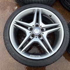 ベンツ AMGライン 純正 18インチ アルミホイール 4本A、BクラスCLAの画像