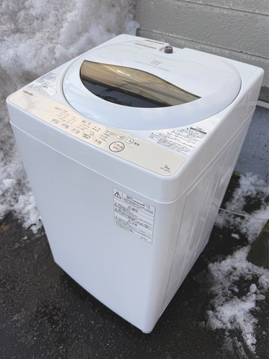札幌市内配送可 18年製 東芝 TOSHIBA 5kg 全自動洗濯機 AW-5G6-W グランホワイト 札幌市内配送可 18年製 東芝 TOSHIBA 5kg 全自動洗濯機 AW-