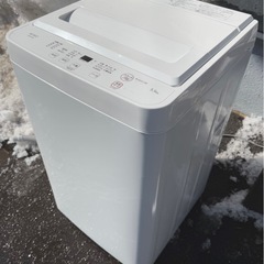 札幌市内配送可 24年製 ヤマダ電機 YAMADA RORO 5.5kg 全自動洗濯機 YWM-T55LW ホワイトの画像