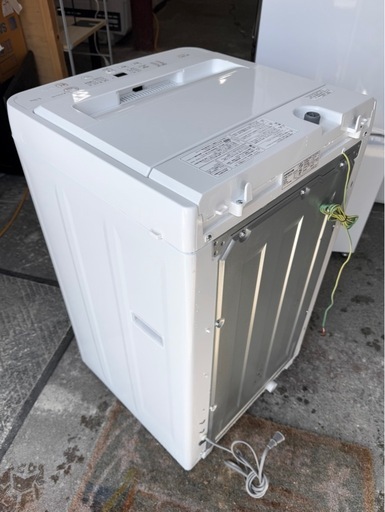 札幌市内配送可 24年製 美品 ヤマダ電機 YAMADA RORO 5.5kg 全自動洗濯機 YWM-T55LW ホワイト