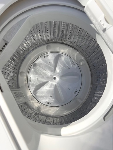 札幌市内配送可 24年製 美品 ヤマダ電機 YAMADA RORO 5.5kg 全自動洗濯機 YWM-T55LW ホワイト