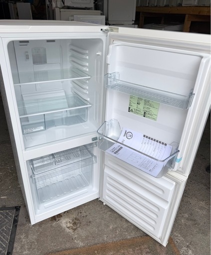 札幌市内配送可 美品 20年製 TWINBIRD ツインバード 110L 2ドア冷蔵庫 HR-F911W 右開き