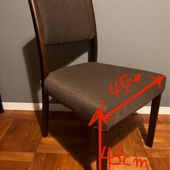 ダイニング用チェア　4脚の画像