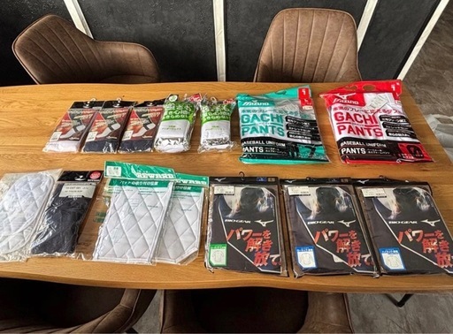 新品　野球ユニホーム類　