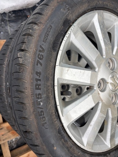 165/55R14  夏タイヤホイール4本セット