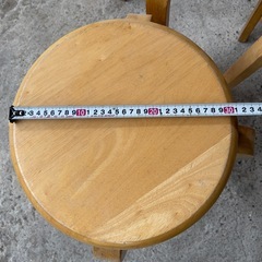 木製スツール 丸椅子 24脚セット ナチュラル インテリア チェアの画像