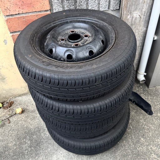 12インチ スチールホイール 4本セット 145/70r12