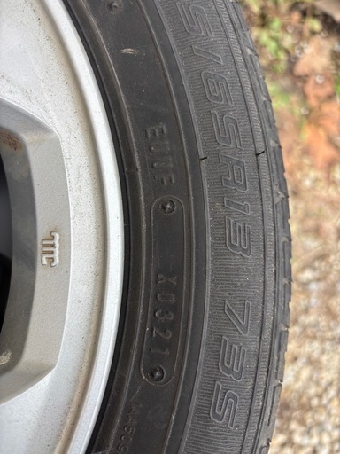 155/65R13 夏タイヤホイール4本セット