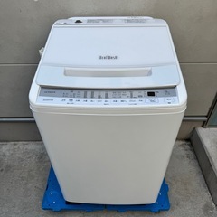 283⭐️2021年製美品★日立　洗濯機　8KG 大型　インバーター　大容量 の画像