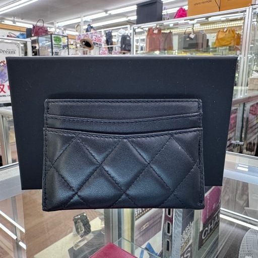 ☆ドリーム荒牧店☆CHANEL CHANEL ラムスキン マトラッセ  カードケース