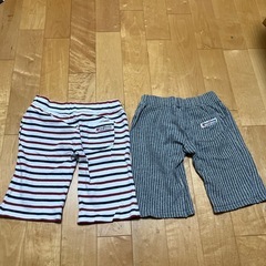 120 横縞縦縞　半ズボン　2枚組　日本製の画像