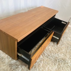 ニトリ テレビ台 ローボード BLORICK2 120 美品の画像