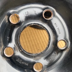 ホイール×4  黒・鉄の画像