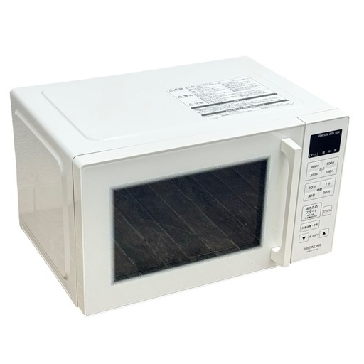 ◯美品 2023年製 日立 電子レンジ フラット庫内 単機能 HITACHI HMR-FT19A 19L 50/60Hz インバーター制御 中古品■ジモティ姫路
