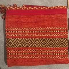 ラグ　カーペット　絨毯　赤　190cmの画像