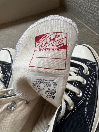 コンバース　ct70 新品  28cm