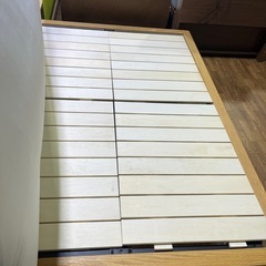 ダブルベッド　無印の画像