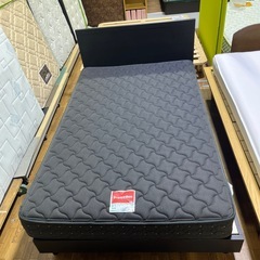 セミダブルベッド　ニトリ×フランスベッドの画像