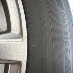 アルファード　スタッドレス　タイヤ　225/60R17　ホイール　4本の画像