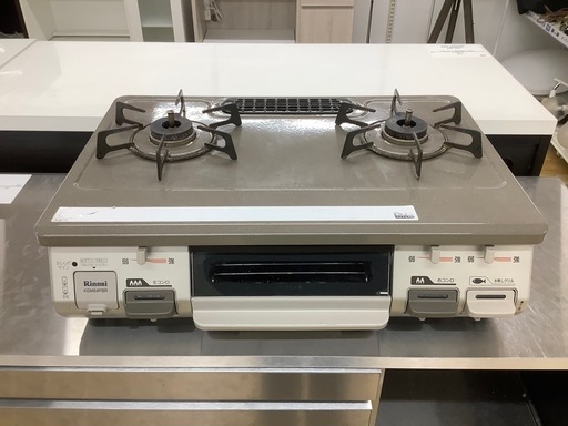 【トレファク　ラパーク岸和田店】都市ガステーブル　Rinnai 2018年製　水なし片面焼き