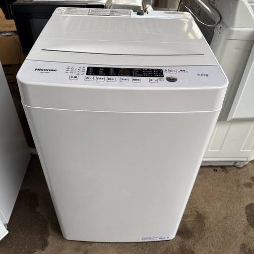 2020年 ハイセンス 4.5kg 全自動洗濯機 HW-K45E チェック? 配達応談
