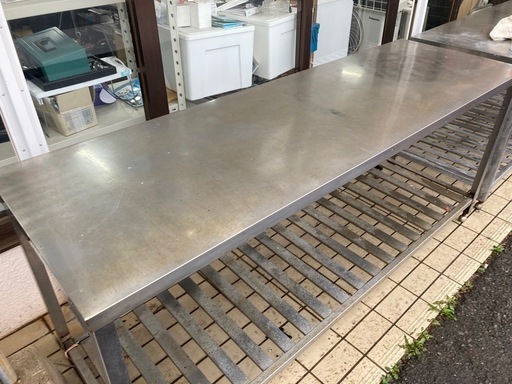 作業台　ステンレス台　中古　リサイクルショップ宮崎屋　住吉店26.2.26