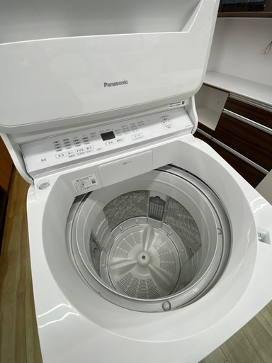 Panasonic 8.0kg 全自動洗濯機【リサイクルフカツ岡崎倉庫店】260227SS-6