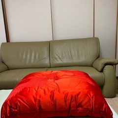 縁起のいい鶴の赤座布団の画像