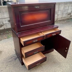 ライティングビューロー ヴィンテージ家具 90cm×45cm×高さ120cmの画像