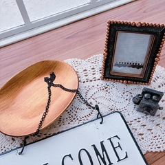 salut！サリュ☆ミニトランク&雑貨セット☆福袋☆アンティーク インテリア ディスプレイ 木製 木箱 インテリア雑貨 宝箱 収納の画像