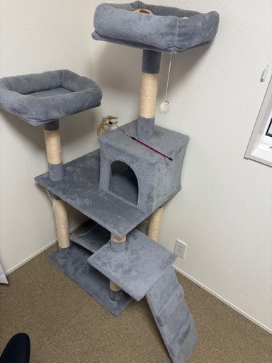キャットタワー、猫おもちゃ