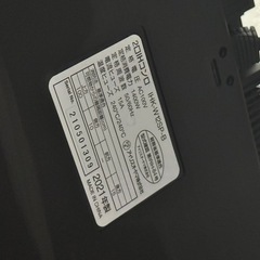 アイリスオーヤマ 2口IHコンロ IHK-W12SP-B  2021年製の画像