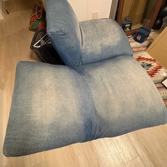ジャーナルスタンダード風　デニムソファ2脚の画像