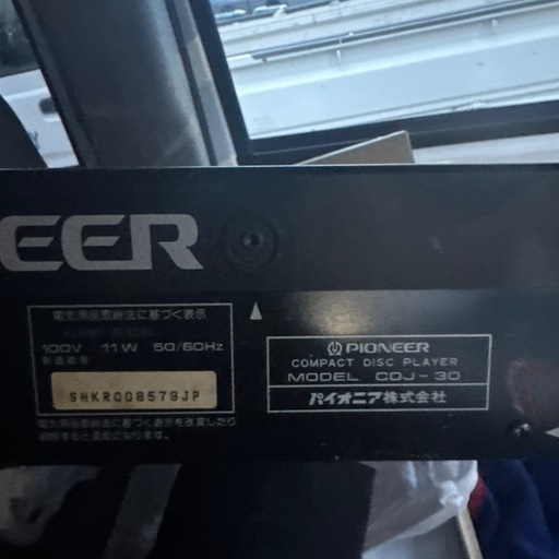 Pioneer CDJ-30 コンパクトディスクプレーヤー