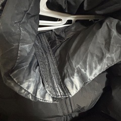 ZARA ブラックロングダウンコートの画像