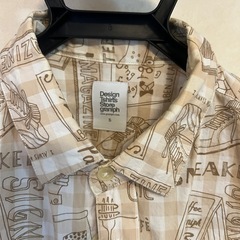 Design Shirts by Graph 総柄シャツ Sサイズの画像