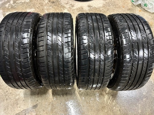 夏タイヤアルミ付き　スバル純正　 225/50R17  21年製　17インチ　