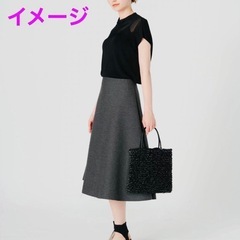 【極美品】ANTEPRIMA アンテプリマ ワイヤー グリッターバッグ エナメルブラック②の画像