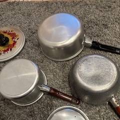 中古　鍋　3個セット　21cm 18cm 16cm の画像