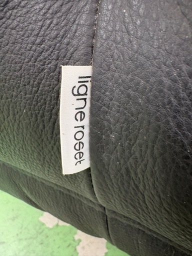【ドリーム川西店限定】☆ジモティー見たよ割引☆  ligne roset 1Pレザーソファ 状態▲ クリーニング済み 【2125560000054952 】